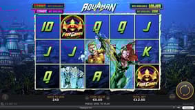 Aquaman machine à sous Playtech