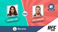 Pronostic julianna pena kayla harrison