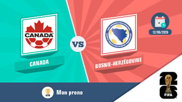 Pronostic canada bosnie herzegovine