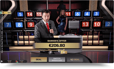 Jeu de casino en direct avec croupier réel